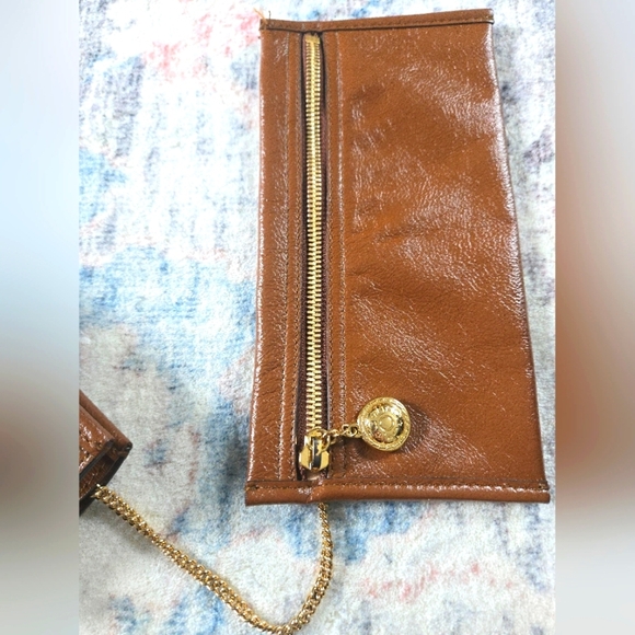 GUCCI Rajah Leather Tote Bag with Pouch - Picture 7 of 17